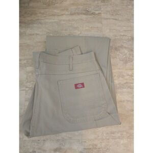 Dickies Carpenter Pants Men's 40x30 Workwear Utility Beige Cotton Blend